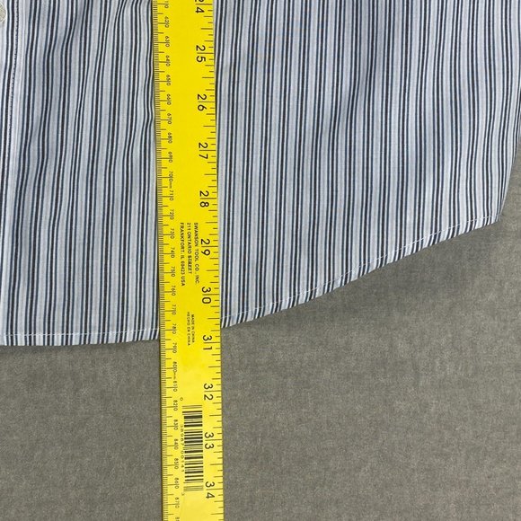 Arnold Palmer Shirt Mens Large Short Sleeve Stripe Button Down Collar Casual - Picture 10 of 12